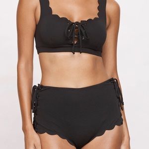 Marysia Swim Palm Springs Bikini top size S and bottom size M in black